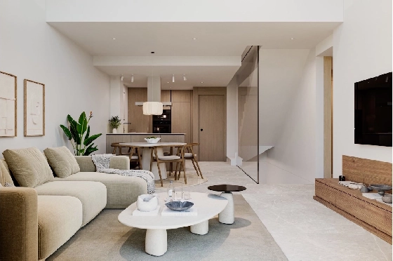 Doppelhaushälfte in Algorfa zu verkaufen, Wohnfläche 167 m², Zustand Erstbezug, Klimaanlage, Grundstück 294 m², 3 Schlafzimmer, 2 Badezimmer, Pool, ref.: HA-ARN-116-D01-2