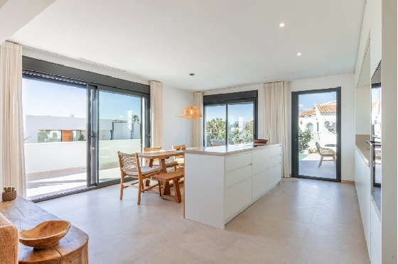 Villa in Moraira zu verkaufen, Wohnfläche 347 m², Baujahr 2025, Klimaanlage, Grundstück 852 m², 4 Schlafzimmer, 5 Badezimmer, Pool, ref.: AM-12704DA-24