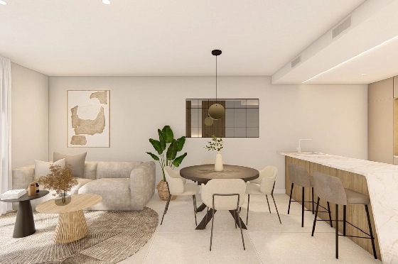 Etagen Apartment in Los Alcazares zu verkaufen, Wohnfläche 100 m², Zustand Erstbezug, Klimaanlage, 3 Schlafzimmer, 2 Badezimmer, Pool, ref.: HA-LAN-480-A03-10