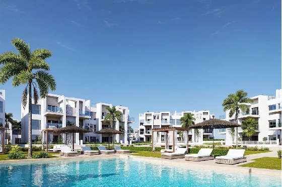 Penthouse Apartment in Los Alcazares zu verkaufen, Wohnfläche 150 m², Zustand Erstbezug, Klimaanlage, 2 Schlafzimmer, 2 Badezimmer, Pool, ref.: HA-LAN-480-A02-1