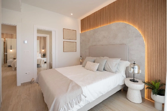 Eck-Reihenhaus in Los Alcazares zu verkaufen, Wohnfläche 146 m², Zustand Erstbezug, Klimaanlage, Grundstück 177 m², 3 Schlafzimmer, 2 Badezimmer, Pool, ref.: HA-LAN-480-Q01-16