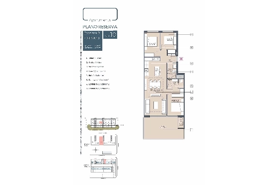 Etagen Apartment in Benijofar zu verkaufen, Wohnfläche 103 m², Zustand Erstbezug, 3 Schlafzimmer, 2 Badezimmer, Pool, ref.: HA-BNN-319-A01-9