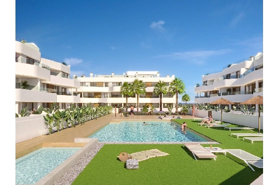 Penthouse Apartment in Los Alcazares zu verkaufen, Wohnfläche 188 m², Zustand Erstbezug, 3 Schlafzimmer, 2 Badezimmer, Pool, ref.: HA-LAN-492-A02-1