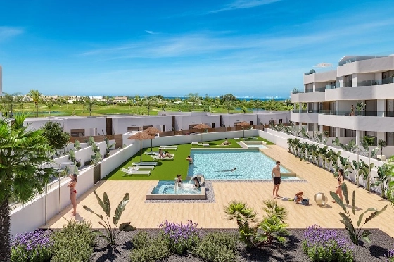 Penthouse Apartment in Los Alcazares zu verkaufen, Wohnfläche 188 m², Zustand Erstbezug, 3 Schlafzimmer, 2 Badezimmer, Pool, ref.: HA-LAN-492-A02-2